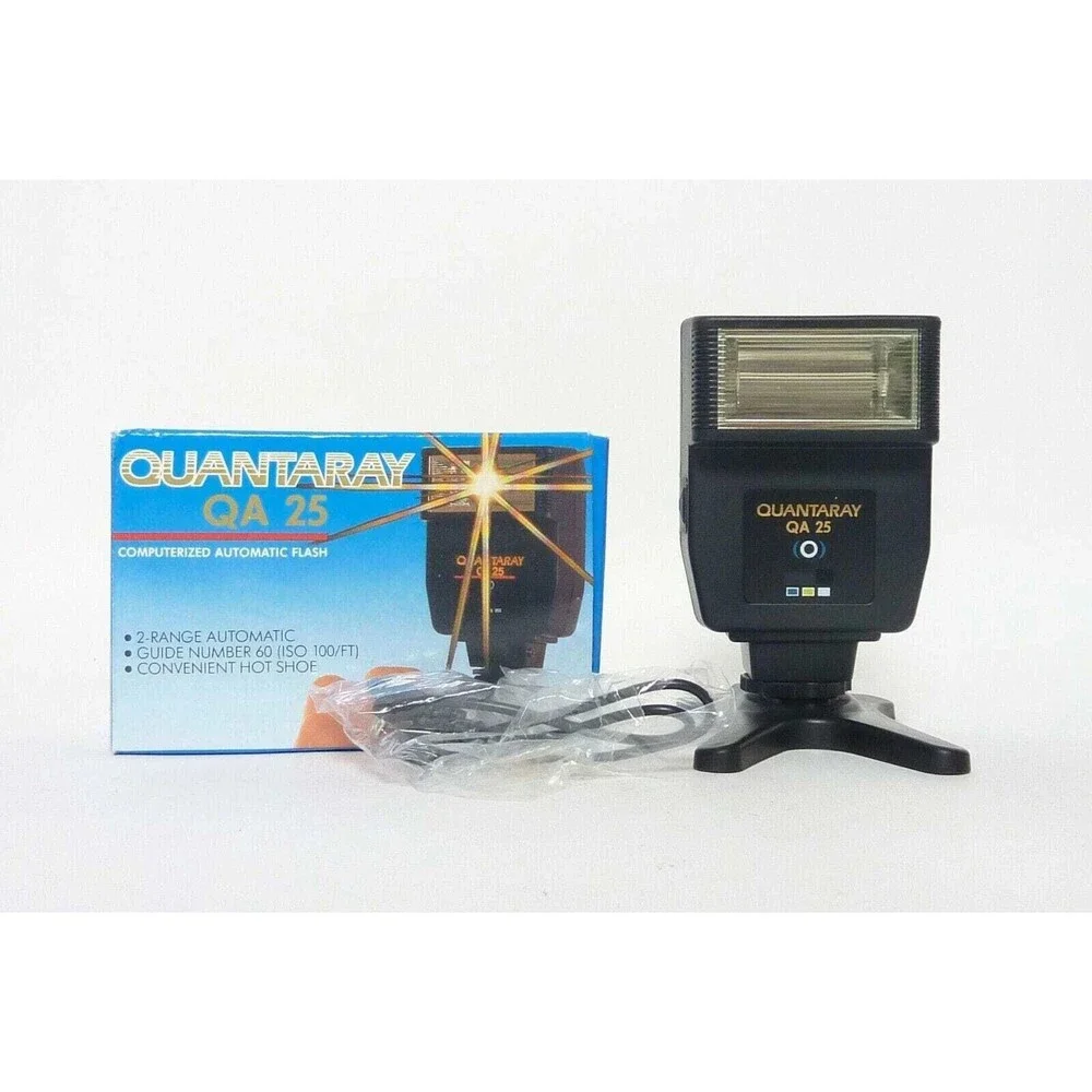 Quantaray QA 25 Computerized Automatic Flash. Brand New In The Box